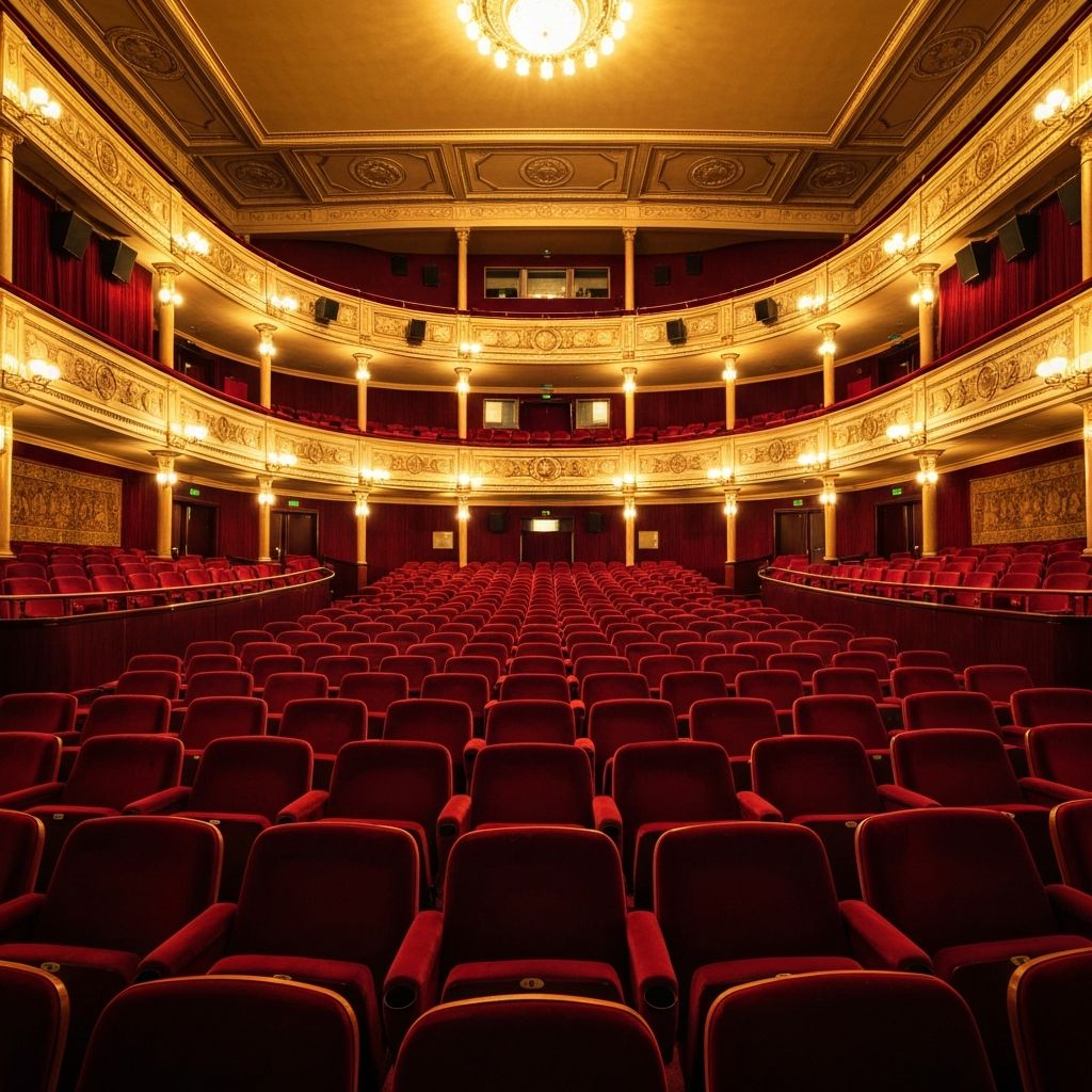 Eleganckie wnętrze kina